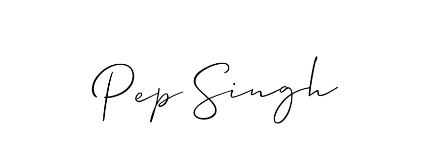 Make a beautiful signature design for name Pep Singh. Use this online signature maker to create a handwritten signature for free. Pep Singh signature style 2 images and pictures png