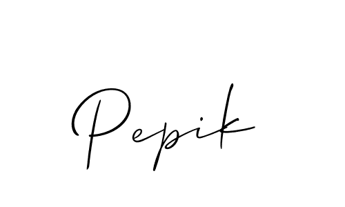 Make a beautiful signature design for name Pepik. Use this online signature maker to create a handwritten signature for free. Pepik signature style 2 images and pictures png