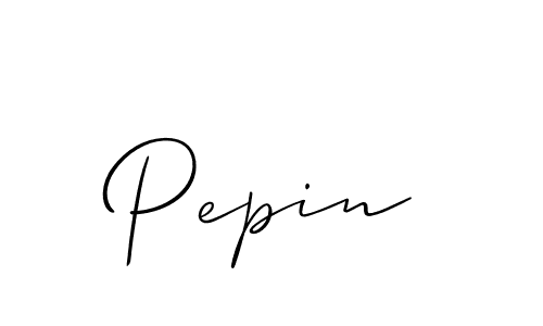 if you are searching for the best signature style for your name Pepin. so please give up your signature search. here we have designed multiple signature styles  using Allison_Script. Pepin signature style 2 images and pictures png