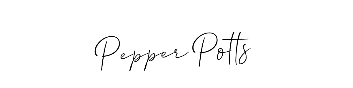 if you are searching for the best signature style for your name Pepper Potts. so please give up your signature search. here we have designed multiple signature styles  using Allison_Script. Pepper Potts signature style 2 images and pictures png