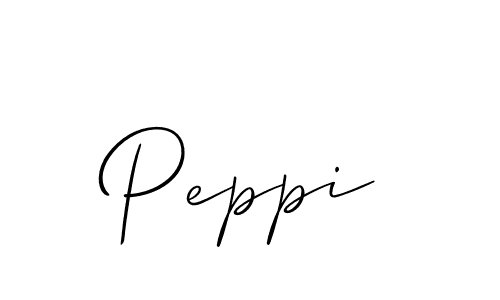 You should practise on your own different ways (Allison_Script) to write your name (Peppi) in signature. don't let someone else do it for you. Peppi signature style 2 images and pictures png