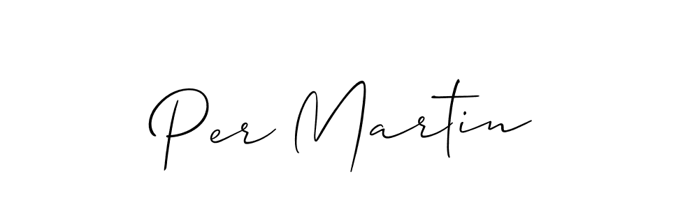 Make a short Per Martin signature style. Manage your documents anywhere anytime using Allison_Script. Create and add eSignatures, submit forms, share and send files easily. Per Martin signature style 2 images and pictures png