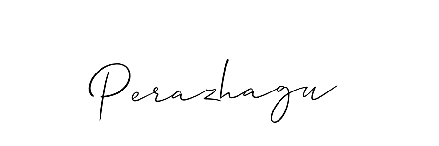 How to make Perazhagu name signature. Use Allison_Script style for creating short signs online. This is the latest handwritten sign. Perazhagu signature style 2 images and pictures png