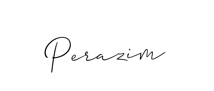 Perazim stylish signature style. Best Handwritten Sign (Allison_Script) for my name. Handwritten Signature Collection Ideas for my name Perazim. Perazim signature style 2 images and pictures png