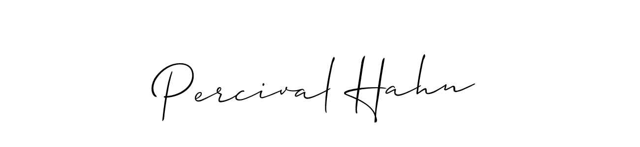 You should practise on your own different ways (Allison_Script) to write your name (Percival Hahn) in signature. don't let someone else do it for you. Percival Hahn signature style 2 images and pictures png