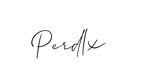 Create a beautiful signature design for name Perdlx. With this signature (Allison_Script) fonts, you can make a handwritten signature for free. Perdlx signature style 2 images and pictures png