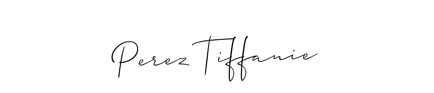 You should practise on your own different ways (Allison_Script) to write your name (Perez Tiffanie) in signature. don't let someone else do it for you. Perez Tiffanie signature style 2 images and pictures png