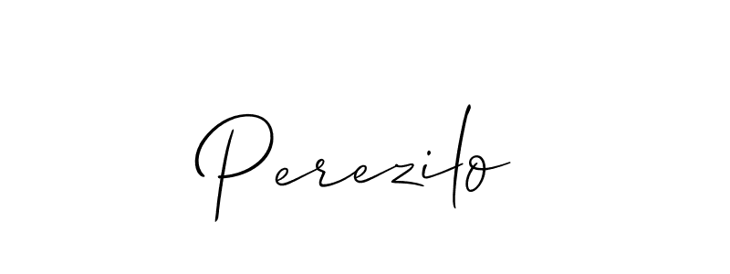 if you are searching for the best signature style for your name Perezilo. so please give up your signature search. here we have designed multiple signature styles  using Allison_Script. Perezilo signature style 2 images and pictures png