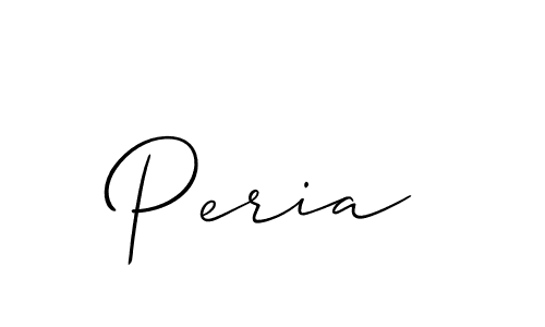 How to make Peria signature? Allison_Script is a professional autograph style. Create handwritten signature for Peria name. Peria signature style 2 images and pictures png