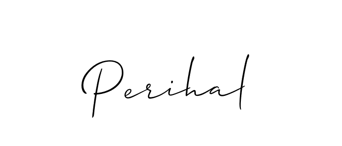 How to make Perihal name signature. Use Allison_Script style for creating short signs online. This is the latest handwritten sign. Perihal signature style 2 images and pictures png