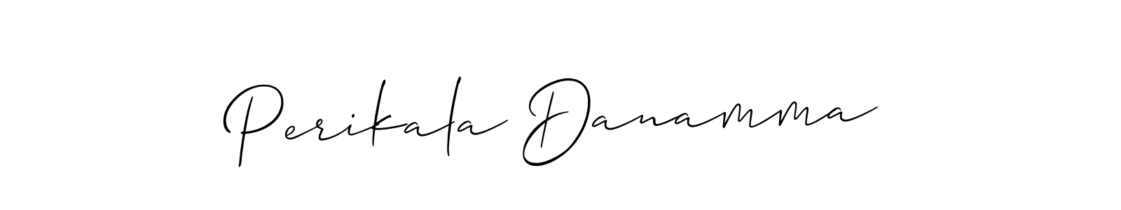 Make a beautiful signature design for name Perikala Danamma. Use this online signature maker to create a handwritten signature for free. Perikala Danamma signature style 2 images and pictures png
