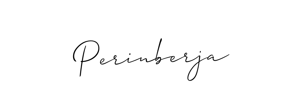 How to Draw Perinberja signature style? Allison_Script is a latest design signature styles for name Perinberja. Perinberja signature style 2 images and pictures png