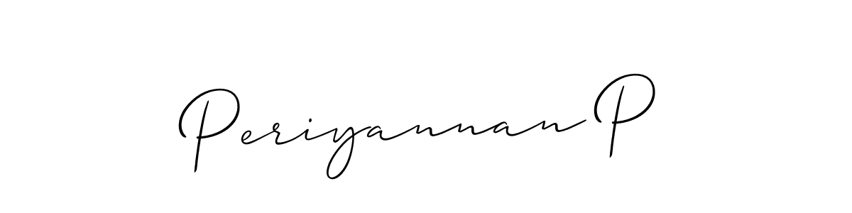 Make a beautiful signature design for name Periyannan P. Use this online signature maker to create a handwritten signature for free. Periyannan P signature style 2 images and pictures png