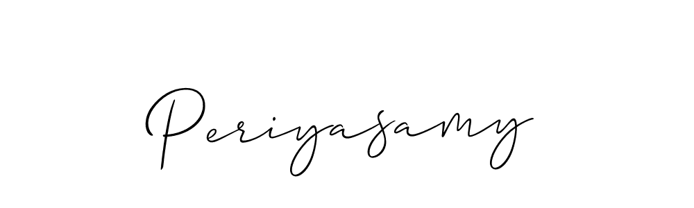 You should practise on your own different ways (Allison_Script) to write your name (Periyasamy) in signature. don't let someone else do it for you. Periyasamy signature style 2 images and pictures png