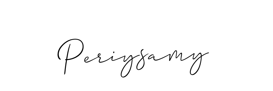 How to make Periysamy signature? Allison_Script is a professional autograph style. Create handwritten signature for Periysamy name. Periysamy signature style 2 images and pictures png