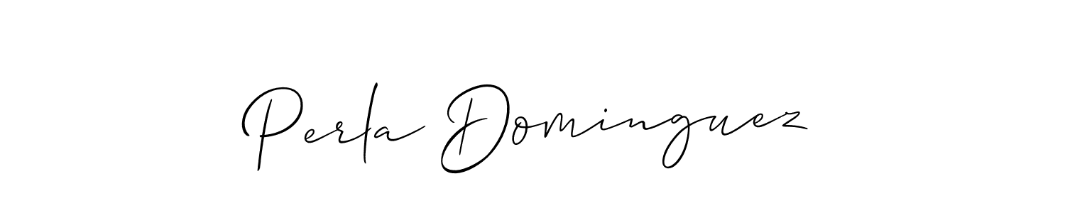 Make a beautiful signature design for name Perla Dominguez. Use this online signature maker to create a handwritten signature for free. Perla Dominguez signature style 2 images and pictures png