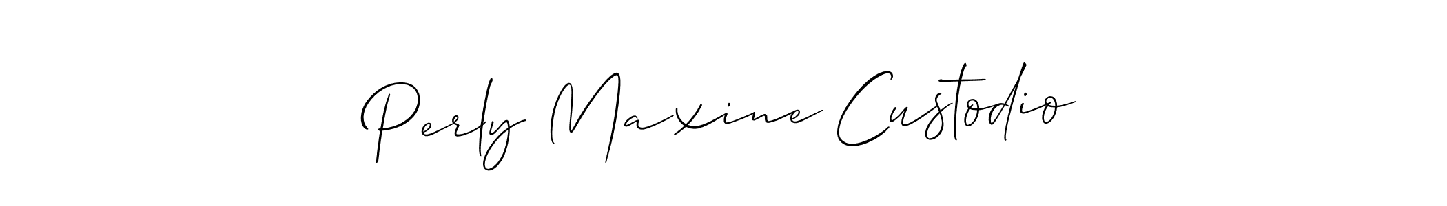 Best and Professional Signature Style for Perly Maxine Custodio. Allison_Script Best Signature Style Collection. Perly Maxine Custodio signature style 2 images and pictures png
