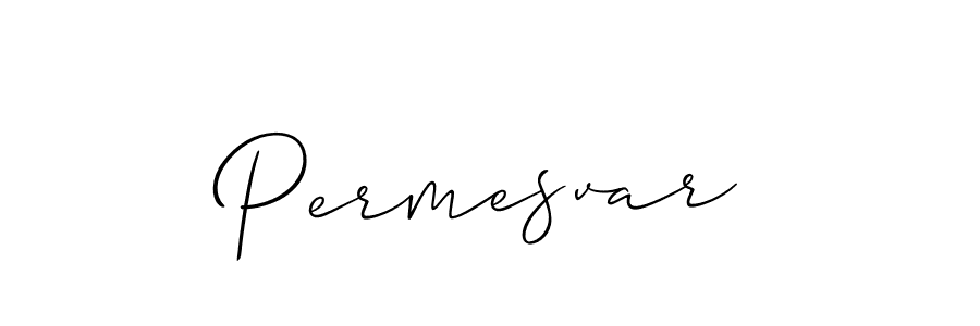 Also we have Permesvar name is the best signature style. Create professional handwritten signature collection using Allison_Script autograph style. Permesvar signature style 2 images and pictures png