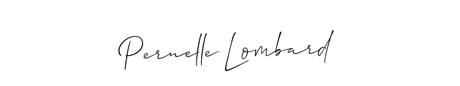 You should practise on your own different ways (Allison_Script) to write your name (Pernelle Lombard) in signature. don't let someone else do it for you. Pernelle Lombard signature style 2 images and pictures png