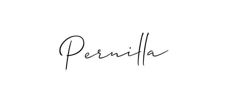 Also we have Pernilla name is the best signature style. Create professional handwritten signature collection using Allison_Script autograph style. Pernilla signature style 2 images and pictures png