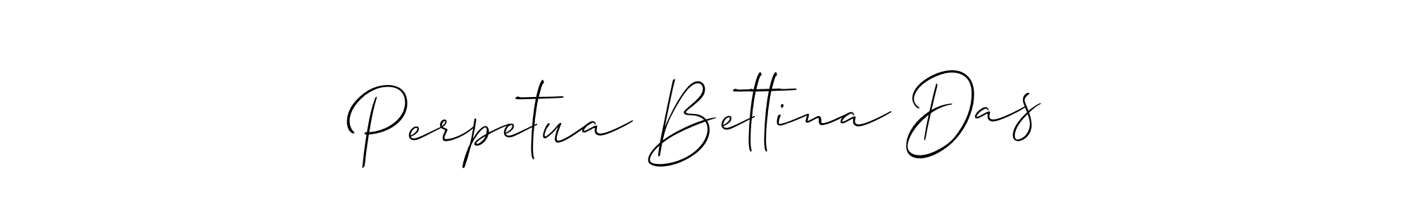 Also we have Perpetua Bettina Das name is the best signature style. Create professional handwritten signature collection using Allison_Script autograph style. Perpetua Bettina Das signature style 2 images and pictures png
