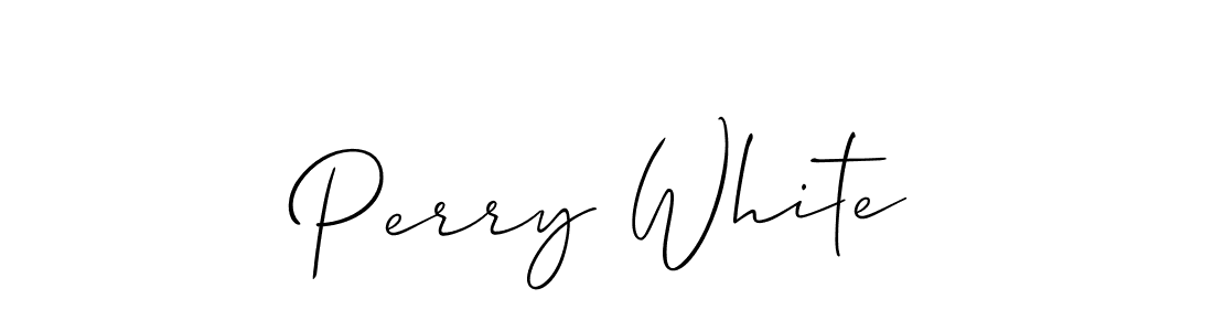 Create a beautiful signature design for name Perry White. With this signature (Allison_Script) fonts, you can make a handwritten signature for free. Perry White signature style 2 images and pictures png