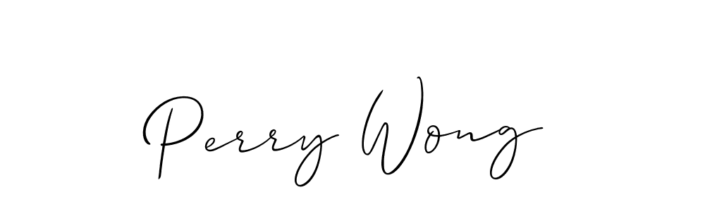 It looks lik you need a new signature style for name Perry Wong. Design unique handwritten (Allison_Script) signature with our free signature maker in just a few clicks. Perry Wong signature style 2 images and pictures png