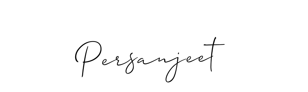 Use a signature maker to create a handwritten signature online. With this signature software, you can design (Allison_Script) your own signature for name Persanjeet. Persanjeet signature style 2 images and pictures png