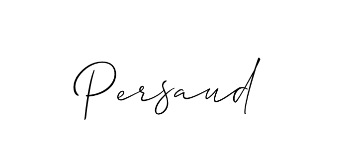 Create a beautiful signature design for name Persaud. With this signature (Allison_Script) fonts, you can make a handwritten signature for free. Persaud signature style 2 images and pictures png