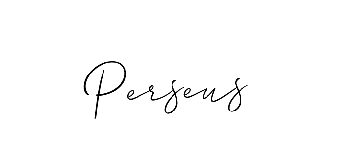 Design your own signature with our free online signature maker. With this signature software, you can create a handwritten (Allison_Script) signature for name Perseus. Perseus signature style 2 images and pictures png