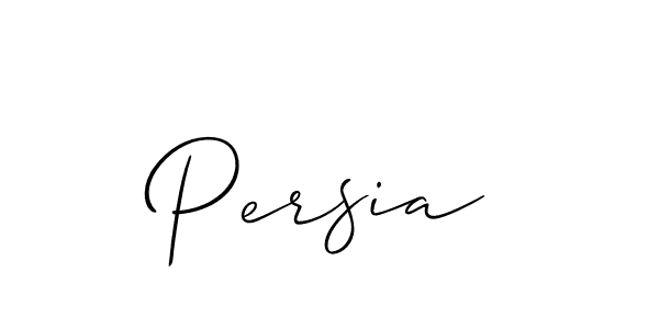 Also we have Persia name is the best signature style. Create professional handwritten signature collection using Allison_Script autograph style. Persia signature style 2 images and pictures png