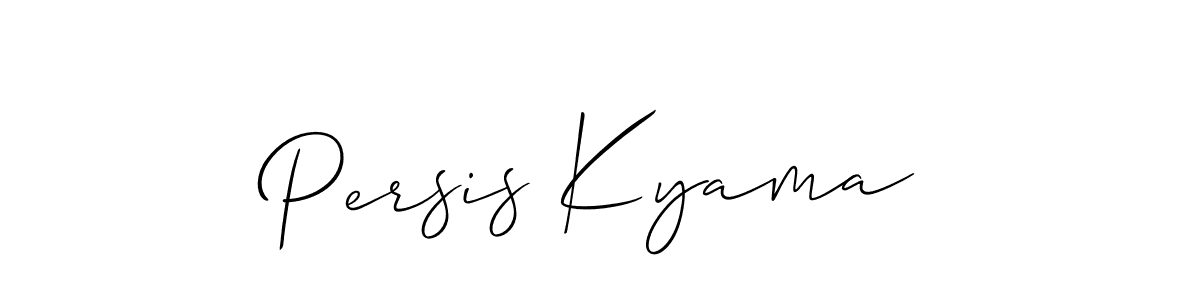 Make a beautiful signature design for name Persis Kyama. Use this online signature maker to create a handwritten signature for free. Persis Kyama signature style 2 images and pictures png