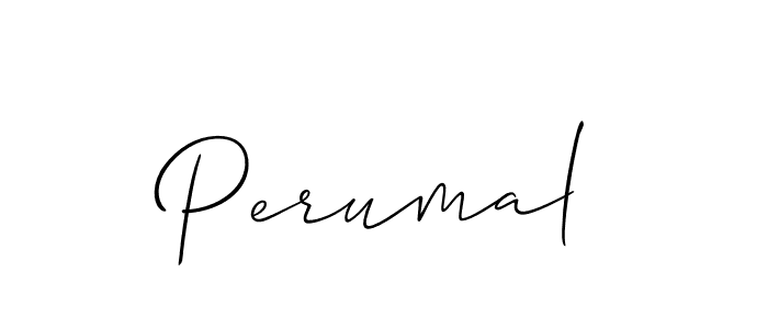 Create a beautiful signature design for name Perumal. With this signature (Allison_Script) fonts, you can make a handwritten signature for free. Perumal signature style 2 images and pictures png