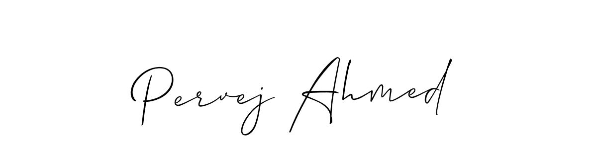 if you are searching for the best signature style for your name Pervej Ahmed. so please give up your signature search. here we have designed multiple signature styles  using Allison_Script. Pervej Ahmed signature style 2 images and pictures png