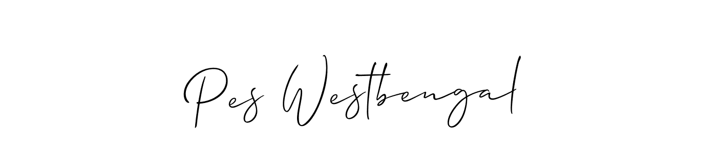 How to Draw Pes Westbengal signature style? Allison_Script is a latest design signature styles for name Pes Westbengal. Pes Westbengal signature style 2 images and pictures png