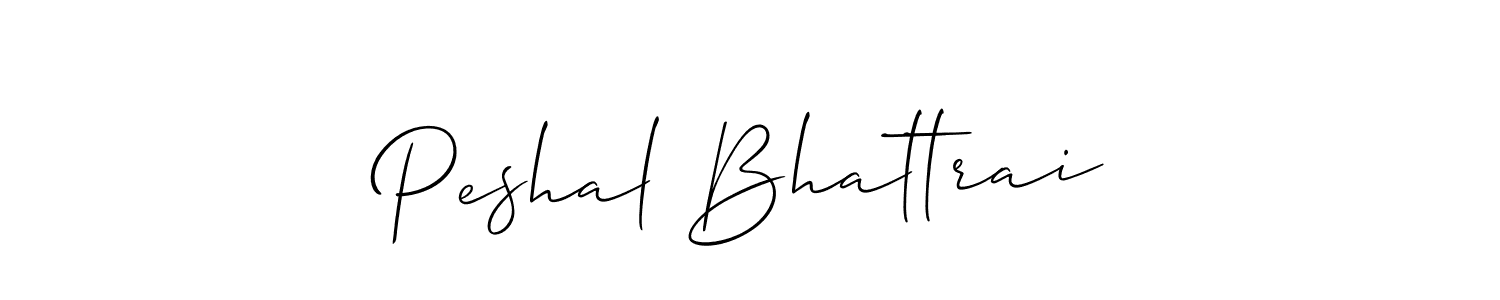 This is the best signature style for the Peshal Bhattrai name. Also you like these signature font (Allison_Script). Mix name signature. Peshal Bhattrai signature style 2 images and pictures png