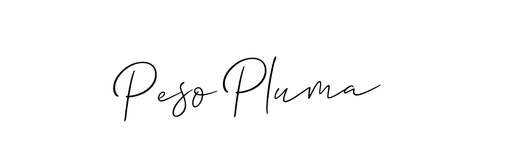 Design your own signature with our free online signature maker. With this signature software, you can create a handwritten (Allison_Script) signature for name Peso Pluma. Peso Pluma signature style 2 images and pictures png