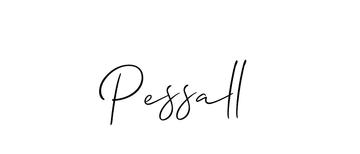 Also we have Pessall name is the best signature style. Create professional handwritten signature collection using Allison_Script autograph style. Pessall signature style 2 images and pictures png