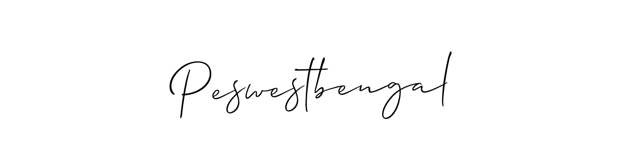 Make a short Peswestbengal signature style. Manage your documents anywhere anytime using Allison_Script. Create and add eSignatures, submit forms, share and send files easily. Peswestbengal signature style 2 images and pictures png