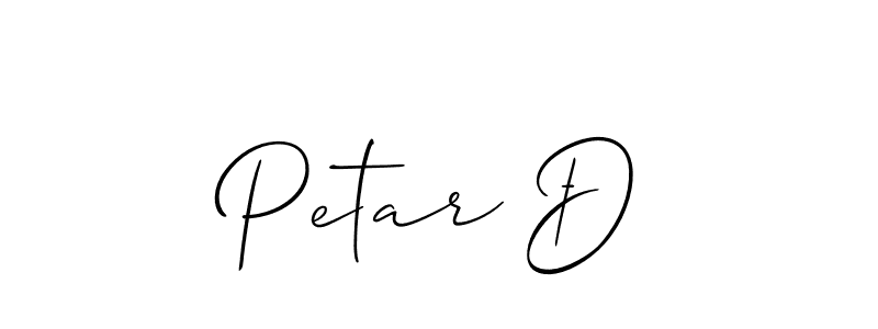 Best and Professional Signature Style for Petar Đ. Allison_Script Best Signature Style Collection. Petar Đ signature style 2 images and pictures png