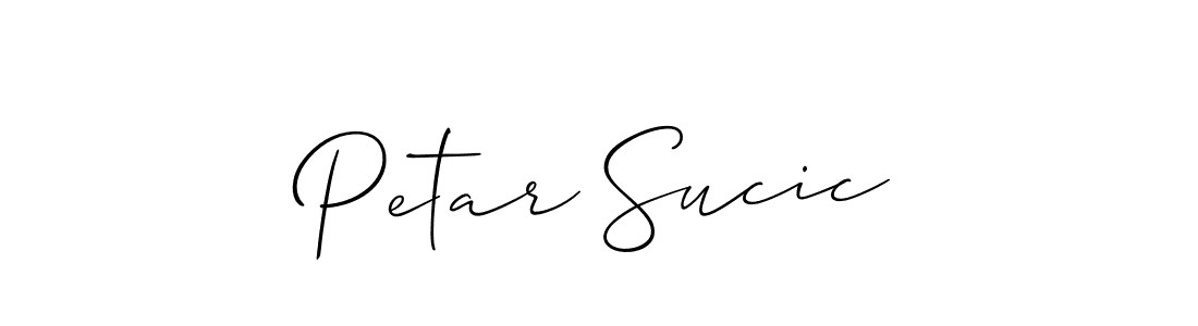 Check out images of Autograph of Petar Sucic name. Actor Petar Sucic Signature Style. Allison_Script is a professional sign style online. Petar Sucic signature style 2 images and pictures png