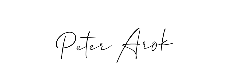 Make a short Peter Arok signature style. Manage your documents anywhere anytime using Allison_Script. Create and add eSignatures, submit forms, share and send files easily. Peter Arok signature style 2 images and pictures png