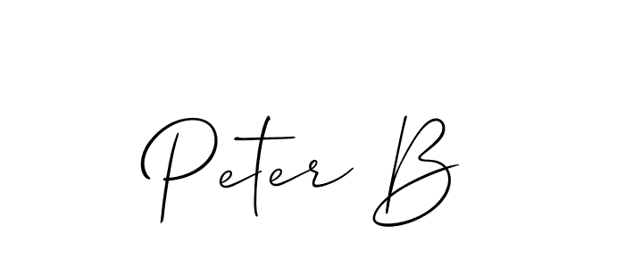 Best and Professional Signature Style for Peter B. Allison_Script Best Signature Style Collection. Peter B signature style 2 images and pictures png