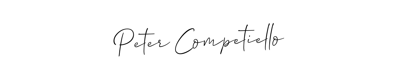 Check out images of Autograph of Peter Competiello name. Actor Peter Competiello Signature Style. Allison_Script is a professional sign style online. Peter Competiello signature style 2 images and pictures png