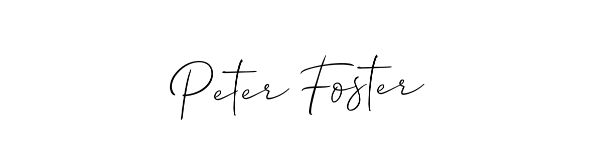 Allison_Script is a professional signature style that is perfect for those who want to add a touch of class to their signature. It is also a great choice for those who want to make their signature more unique. Get Peter Foster name to fancy signature for free. Peter Foster signature style 2 images and pictures png