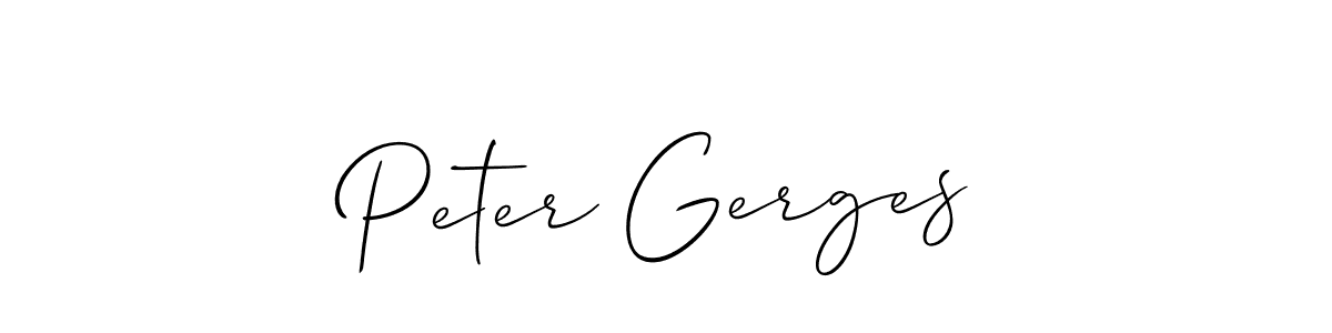 You should practise on your own different ways (Allison_Script) to write your name (Peter Gerges) in signature. don't let someone else do it for you. Peter Gerges signature style 2 images and pictures png