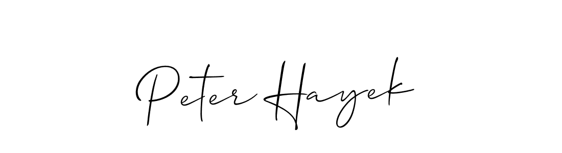 How to make Peter Hayek signature? Allison_Script is a professional autograph style. Create handwritten signature for Peter Hayek name. Peter Hayek signature style 2 images and pictures png