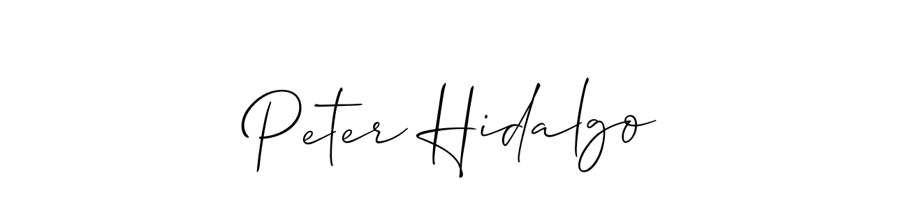 Once you've used our free online signature maker to create your best signature Allison_Script style, it's time to enjoy all of the benefits that Peter Hidalgo name signing documents. Peter Hidalgo signature style 2 images and pictures png