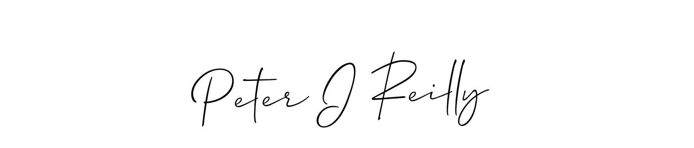 Best and Professional Signature Style for Peter I Reilly. Allison_Script Best Signature Style Collection. Peter I Reilly signature style 2 images and pictures png