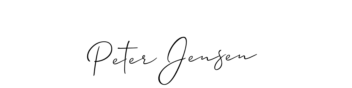 Best and Professional Signature Style for Peter Jensen. Allison_Script Best Signature Style Collection. Peter Jensen signature style 2 images and pictures png